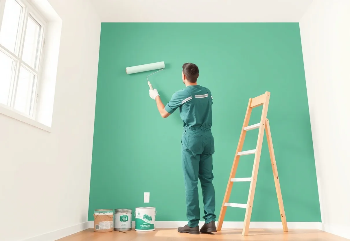 Peintre Blain 44130 en intervention sur un chantier